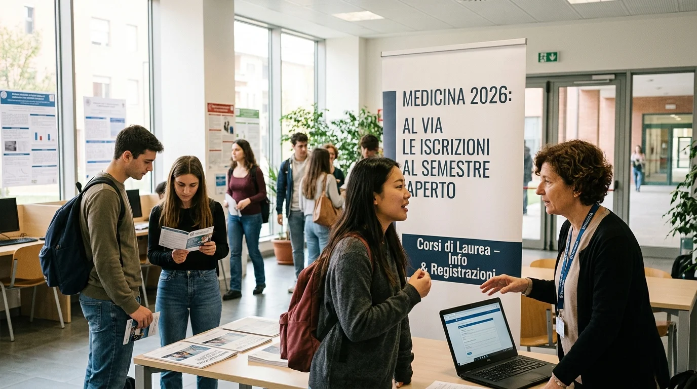 Medicina 2026: al via le iscrizioni al semestre aperto