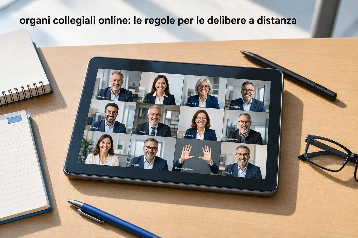 Organi collegiali online: le regole per le delibere a distanza