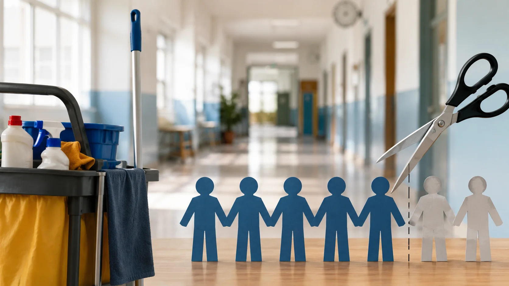 Organici ATA 2026/27: tagliati 2.174 collaboratori scolastici
