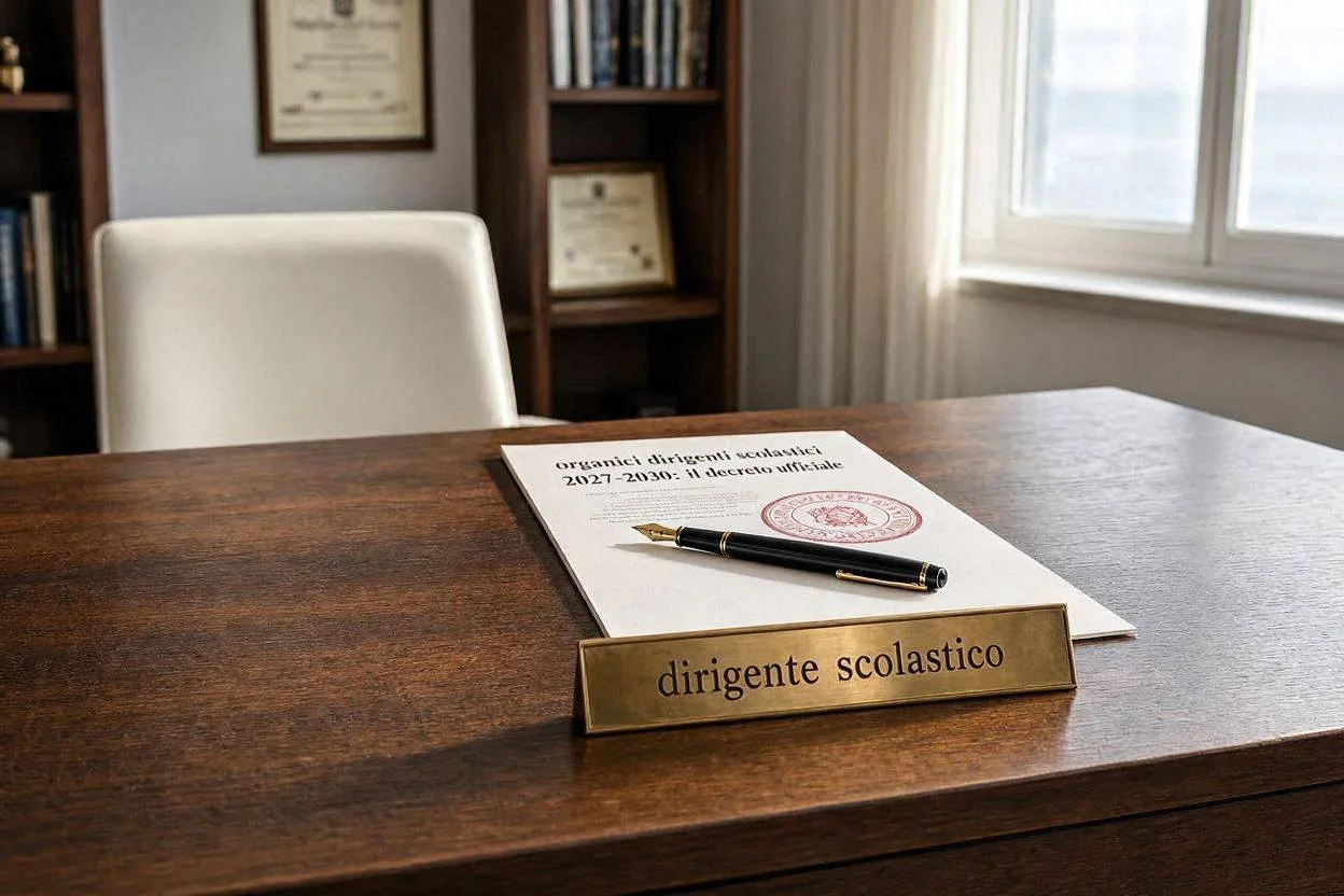 Organici dirigenti scolastici 2027-2030: il decreto ufficiale