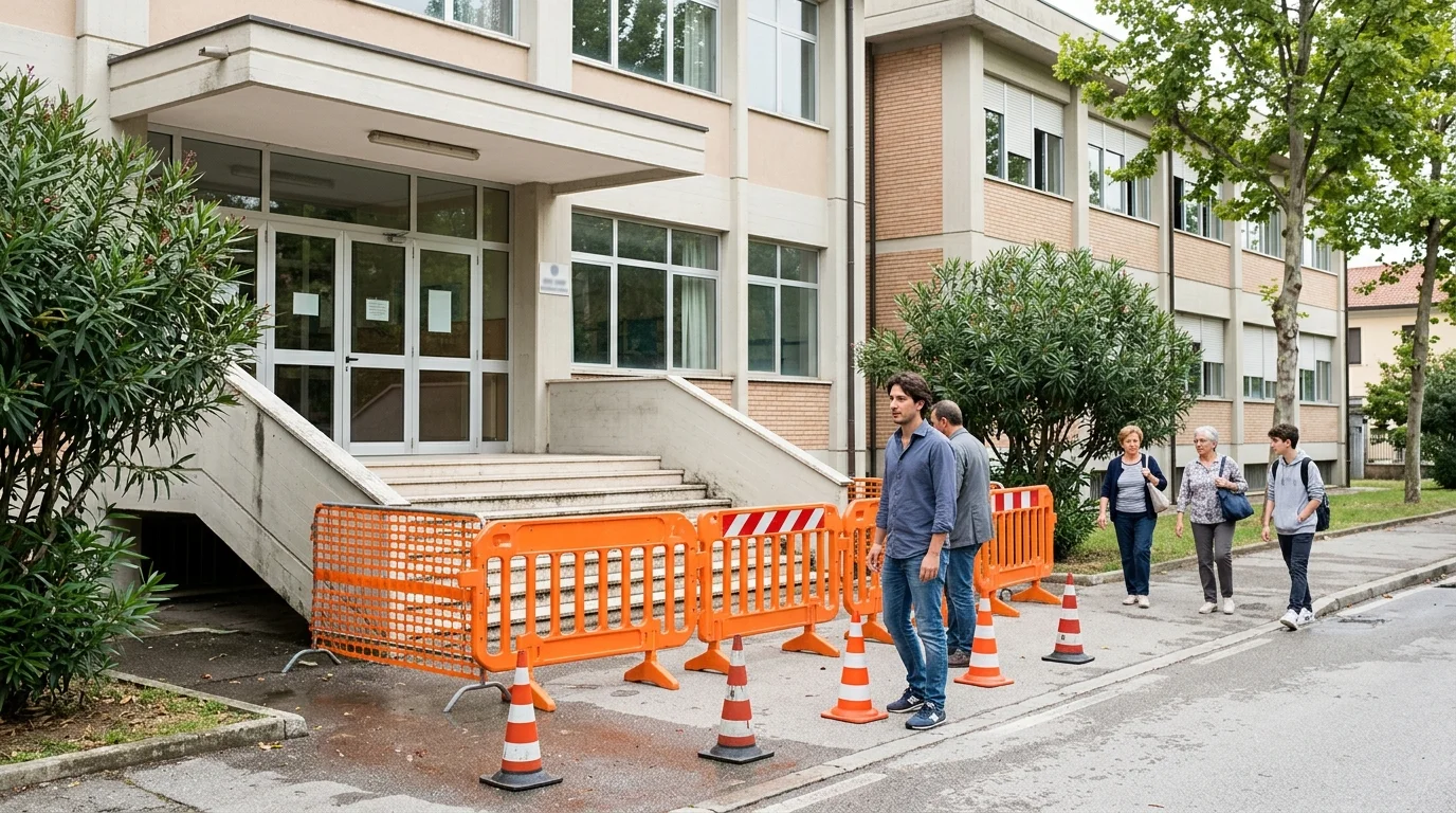 Pagani, scuola chiusa per ordinanza sui lavori pubblici