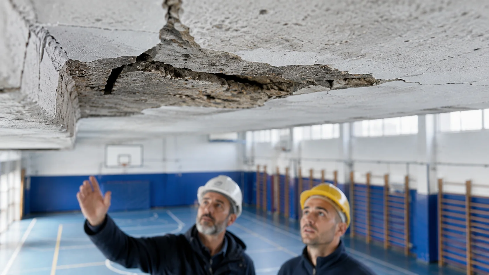 Palestra scolastica chiusa da due anni: verifiche sul solaio