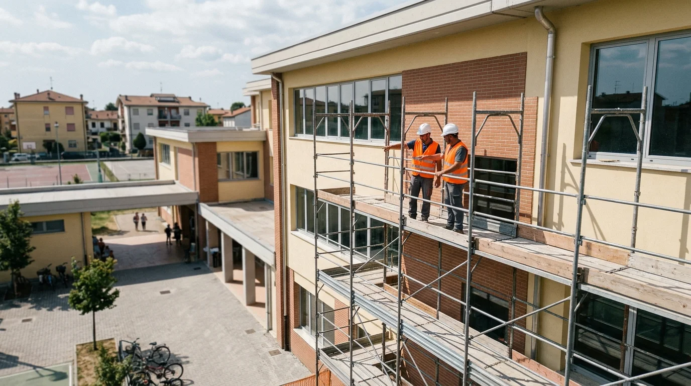 Pisa, scritte fasciste sulla scuola: erano note di cantiere