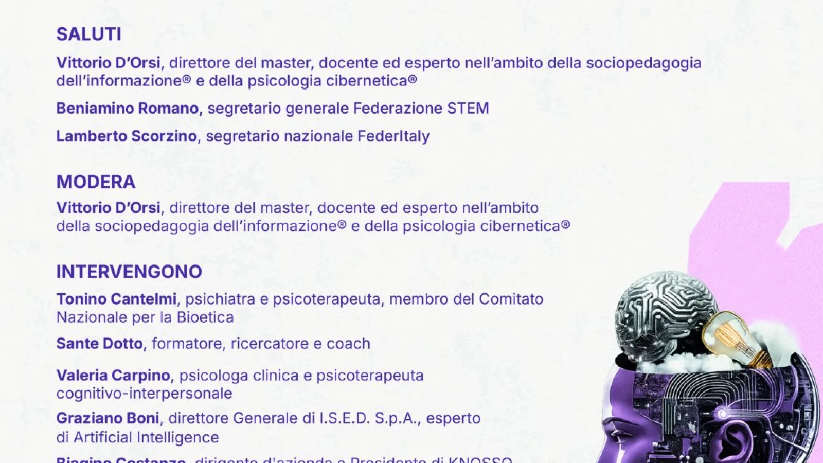 UNINT presenta a Roma il master di II livello in Social Engineering Intelligence Specialist