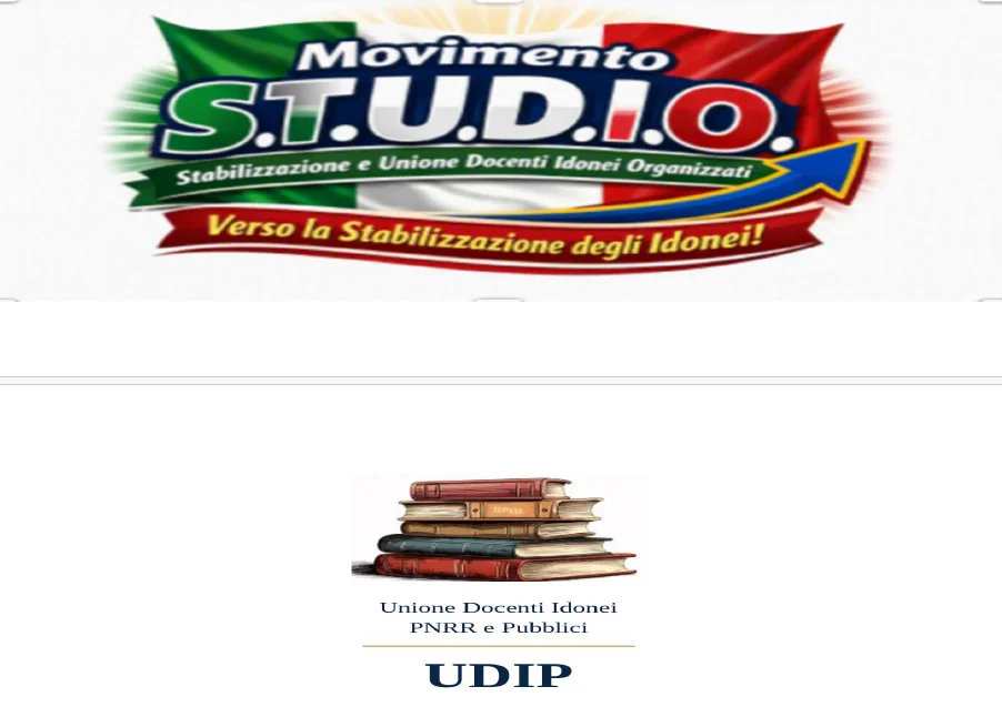 Idonei PNRR, l'UDIP chiede la stabilizzazione: "No a canali paralleli, si attuino gli esiti del concorso"