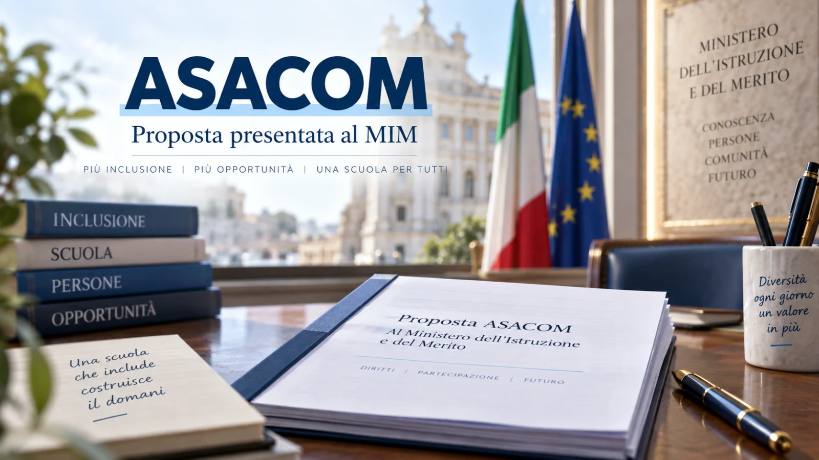 Inclusione, inviata al Ministero la proposta per inserire gli ASACOM nell'organico del personale ATA
