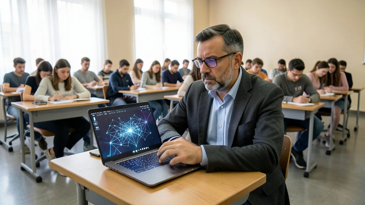 Intelligenza artificiale: professore boccia la classe con un trucco
