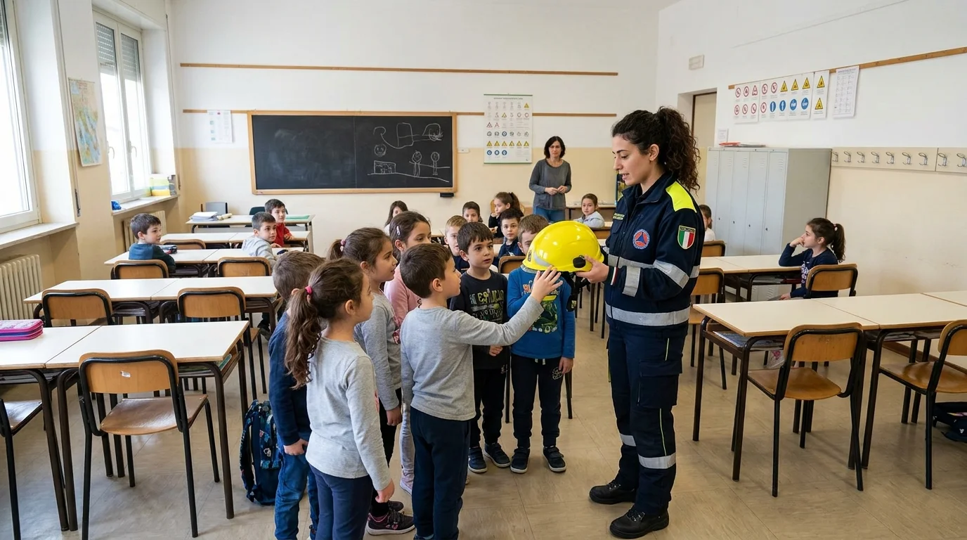 Protezione civile a scuola: lezioni fin dall'infanzia