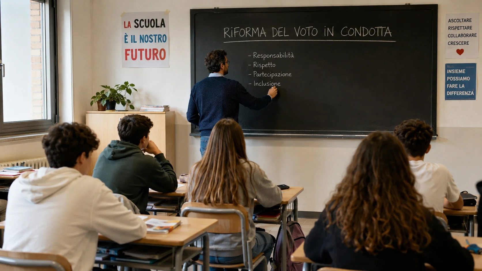 Riforma del voto in condotta: cosa cambia davvero per gli studenti delle medie e superiori