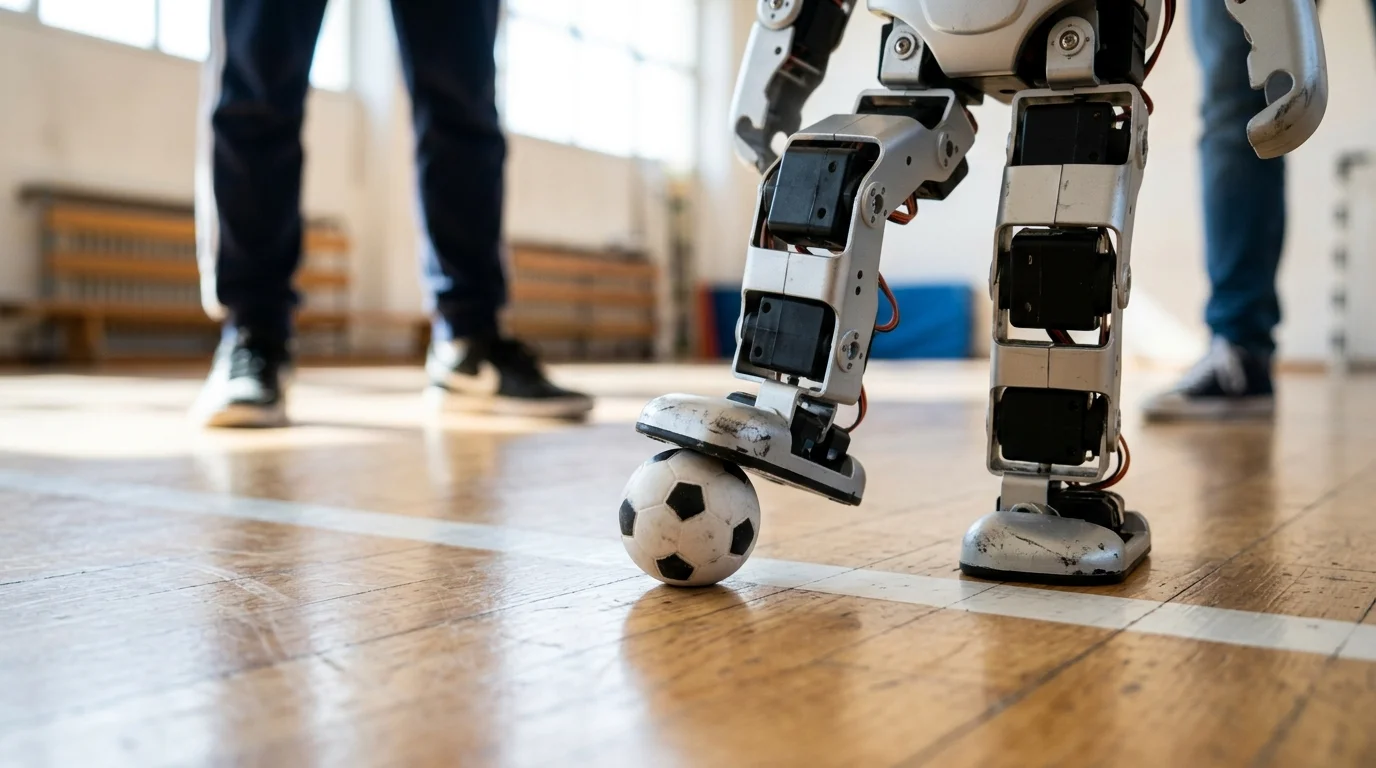 Robotica a scuola: la sfida a calcio tra umanoidi stupisce tutti