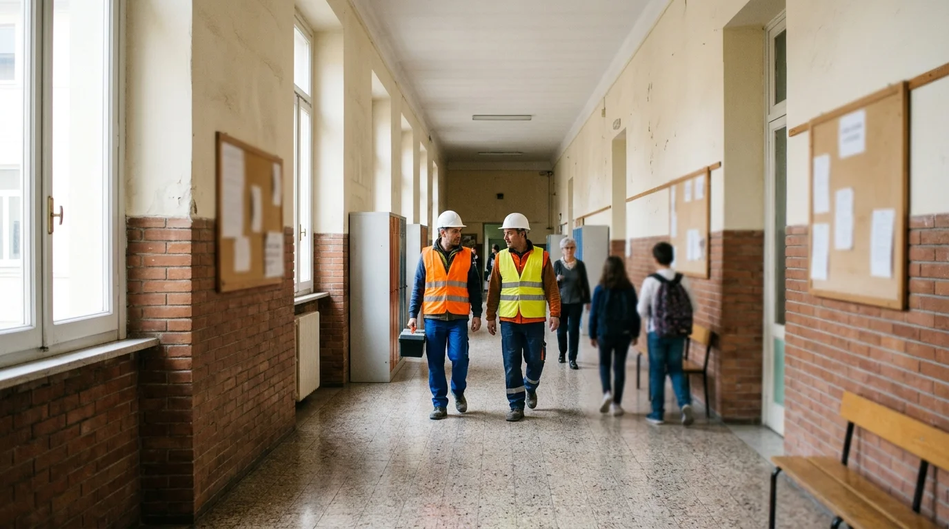 Scuola Pazzi di Brisighella: lavori antincendio verso la fine