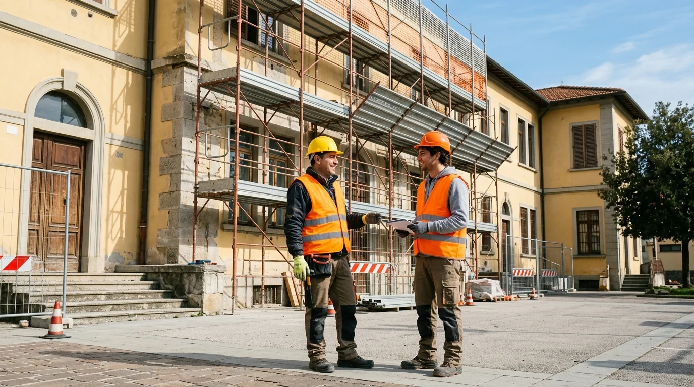 Scuole a Venafro, lavori in corso a un mese dal rientro