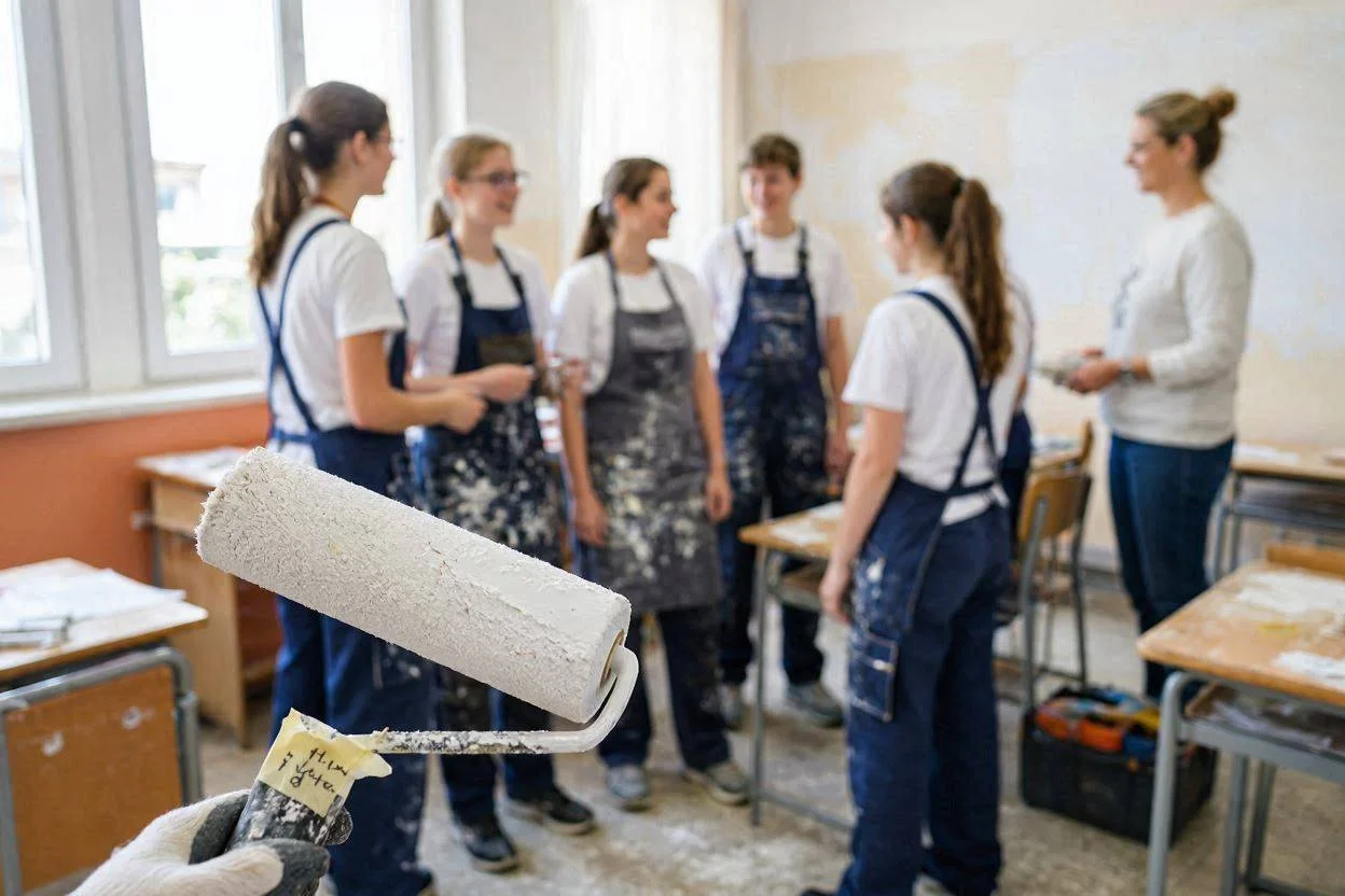 Sospensioni a scuola: a Foiano gli studenti riparano il decoro