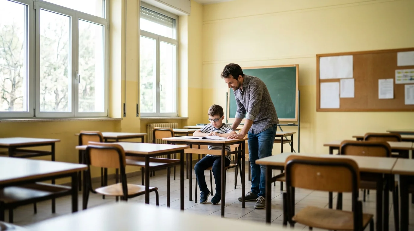 Sostegno scolastico, allarme continuità: il 59,7% cambia docente