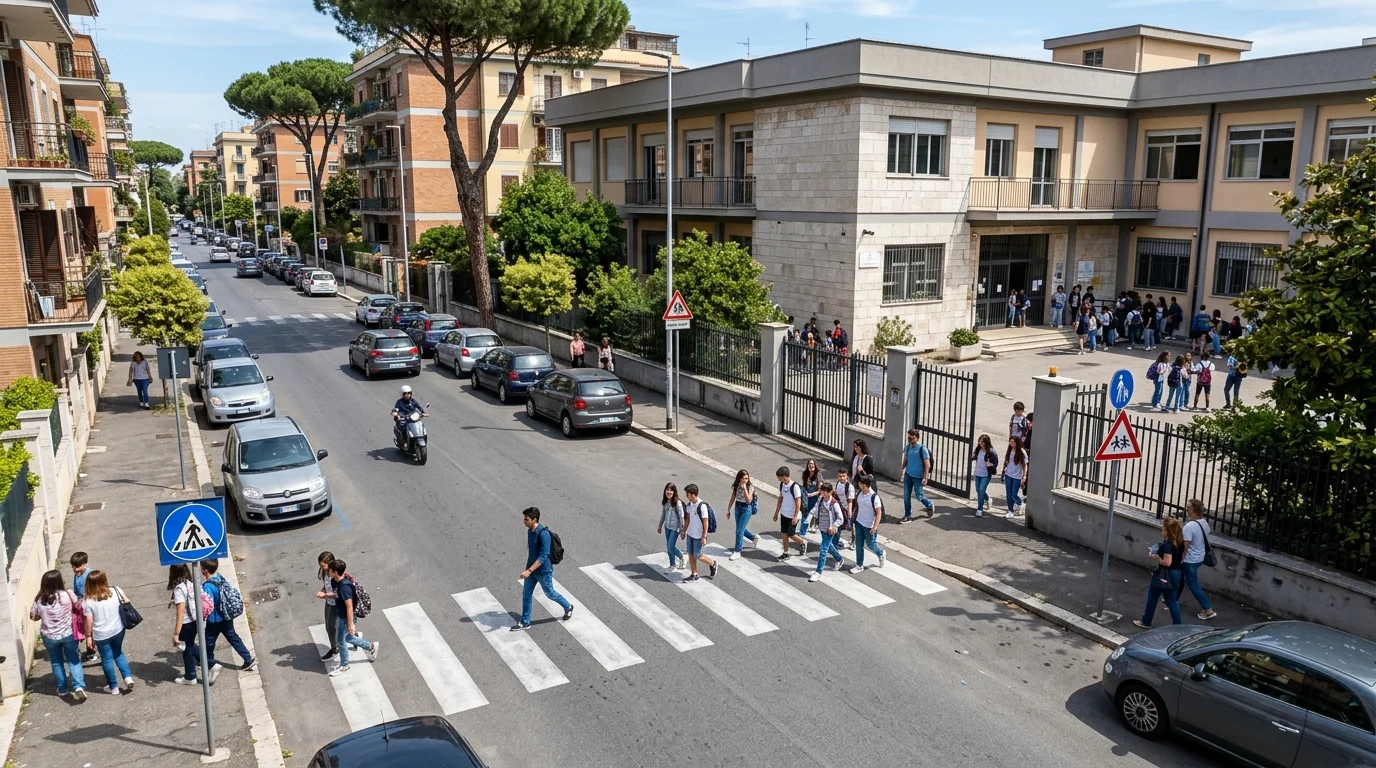Strade scolastiche a Roma: 380mila euro per 13 nuovi progetti
