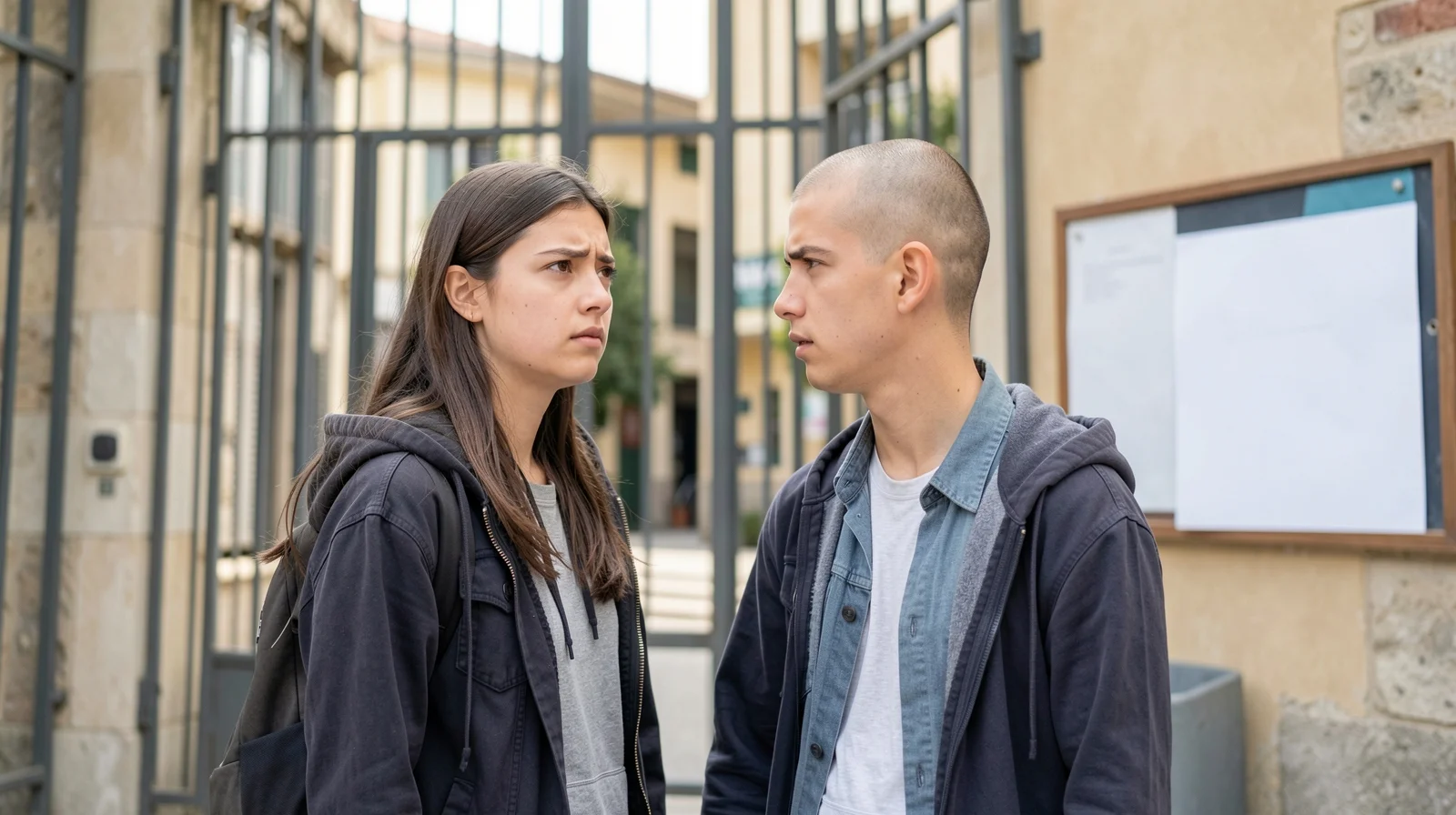 Studenti denunciati dopo la manifestazione davanti all'Istituto Matteucci