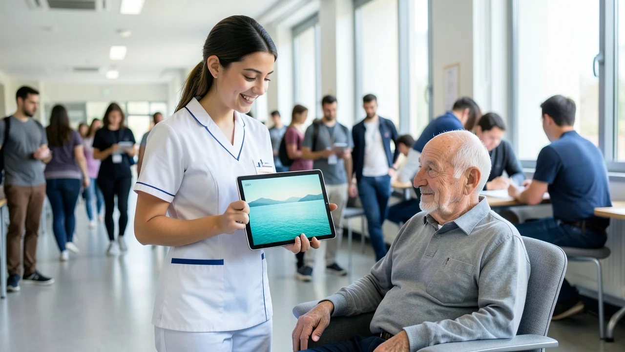 Studenti infermieri portano il mare ai pazienti oncologici