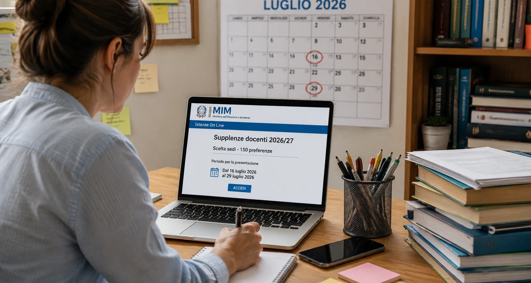 Supplenze docenti 2026/27, scelta delle 150 preferenze dal 16 al 29 luglio: tutte le novità della circolare MIM n. 11814
