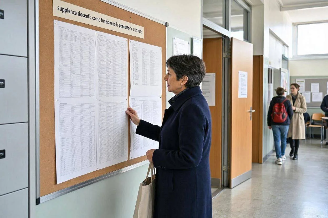 Supplenze docenti: come funzionano le graduatorie d’istituto