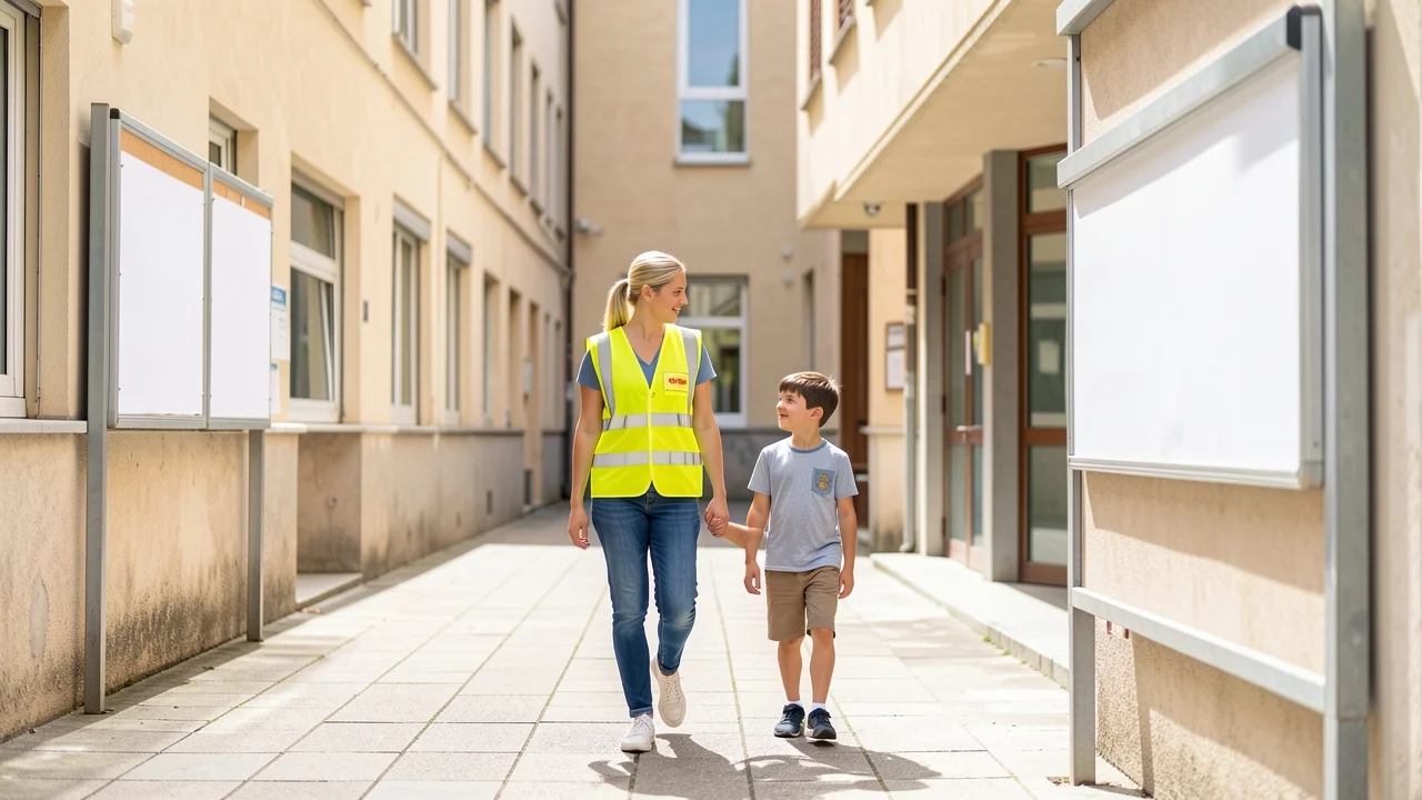 Trento, bambini e volontari insieme a scuola con il Piedibus