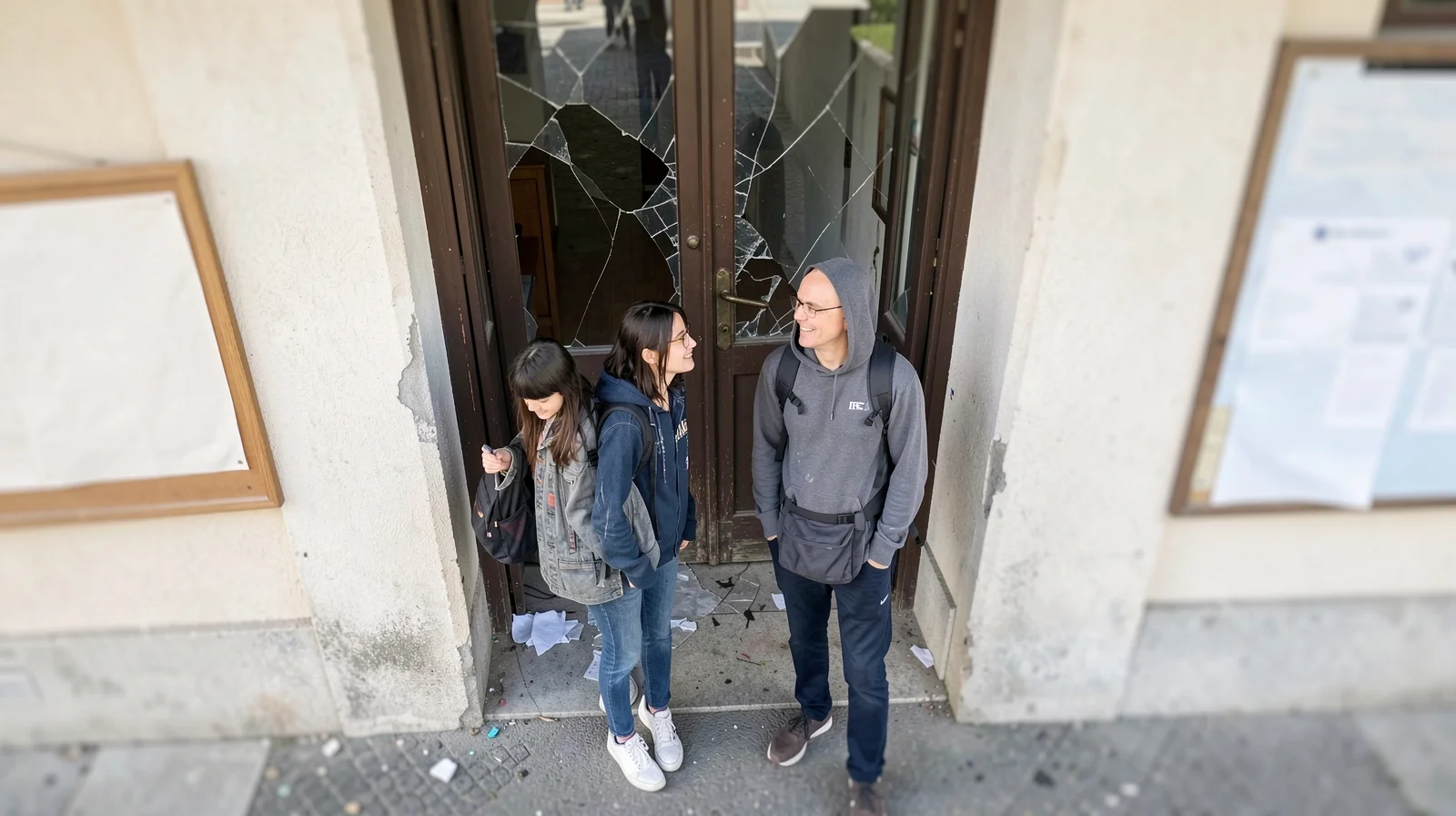 Vandali all'Enriques di Castelfiorentino: scuola chiusa e non agibile