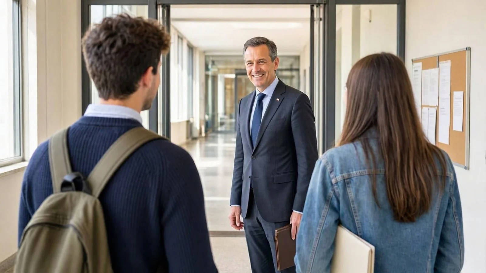 Visita del Vice Ambasciatore di Germania Benjamin Hanna al Liceo Mancini